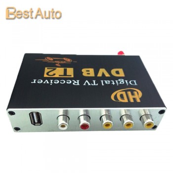Free Shipping High Quality Car Digital TV Box DVB-T2 Fully Compatible with DVB-T2 and H.264, MPEG-4 MPEG-2 Standard for Colombia
