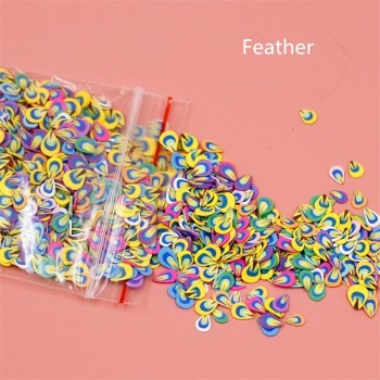 Plasticine addition soft ceramic fruit piece 1000 pieces mixed fruit bar nail jewelry mobile beauty patch slime diy supplies