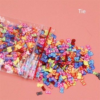 Plasticine addition soft ceramic fruit piece 1000 pieces mixed fruit bar nail jewelry mobile beauty patch slime diy supplies