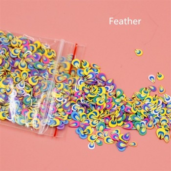 Plasticine addition soft ceramic fruit piece 1000 pieces mixed fruit bar nail jewelry mobile beauty patch slime diy supplies
