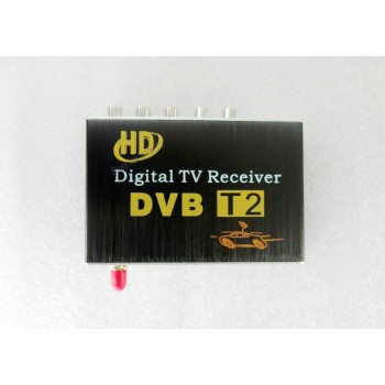 DVB-T2 with Single Antenna Digital TV Receiver MPEG-4 for Car Monitors GPS DVD