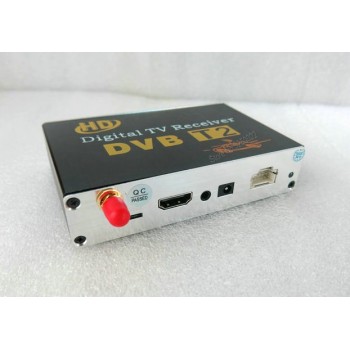 DVB-T2 with Single Antenna Digital TV Receiver MPEG-4 for Car Monitors GPS DVD