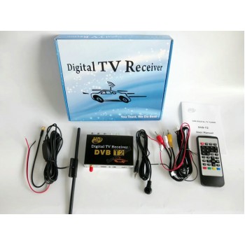 DVB-T2 with Single Antenna Digital TV Receiver MPEG-4 for Car Monitors GPS DVD