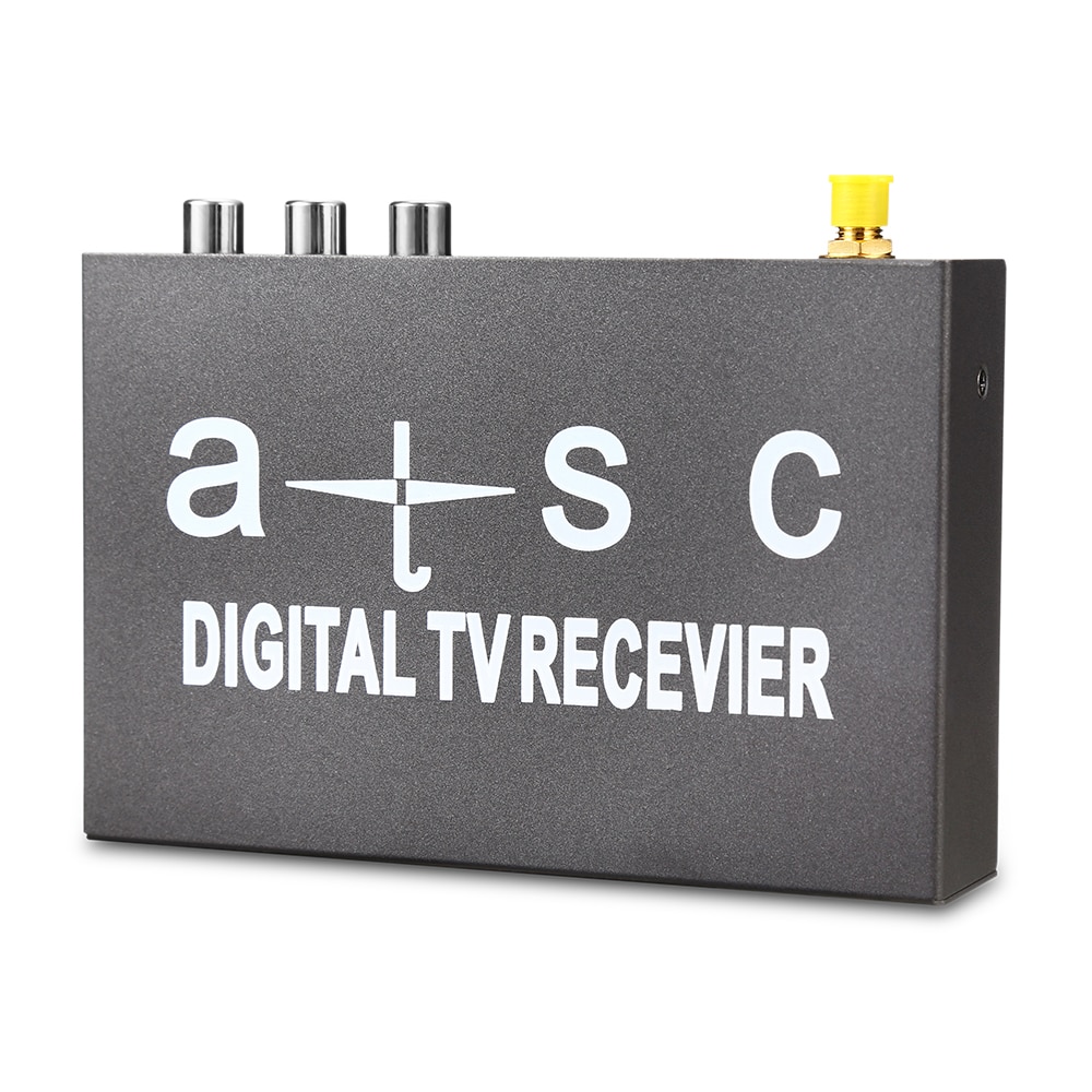 Zeepin T858 Tuner Dvb HD / SD ATSC Mobile Digital TV Box Receiver High Speed Supports Multiple OSD Languages USA Canada Mexico