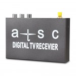 Zeepin T858 Tuner Dvb HD / SD ATSC Mobile Digital TV Box Receiver High Speed Supports Multiple OSD Languages USA Canada Mexico