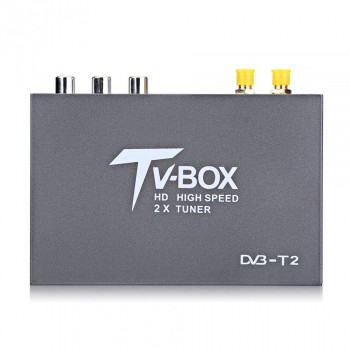 1080P HD DVB-T Car Mobile Digital TV Box Receiver 2 Antenna Tuners Remote Control Mobile Digital TV Turner Receiver