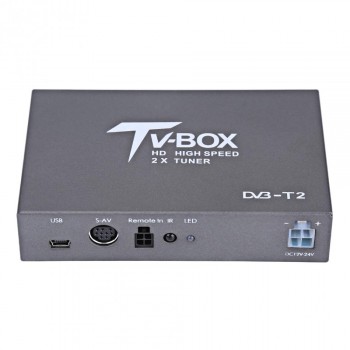 1080P HD DVB-T Car Mobile Digital TV Box Receiver 2 Antenna Tuners Remote Control Mobile Digital TV Turner Receiver