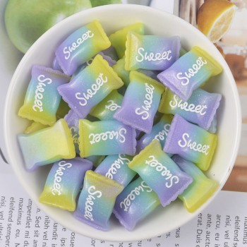 8PCS Slime Charms Rainbow Sweet Sugar Resin Plasticine Slime Accessories Beads Making Supplies For Kids DIY Scrapbooking Crafts