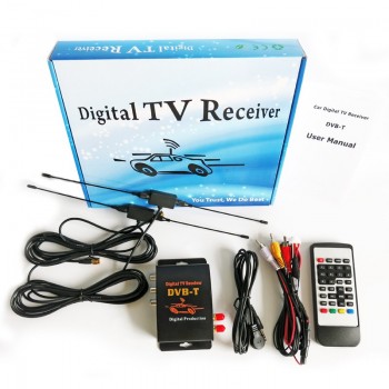 Sinairyu HD DVB-T MPEG-4 Mobile Digital TV Box Tuner Receiver for Car DVD GPS Radio Player Stereo Dual Antenna MPEG2