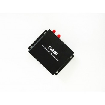 120-140km/h Speed Driving Car DVB-T2 Digital TV Receiver Box with Dual Mobility Tuners Two Active Antennas , support USB HDMI