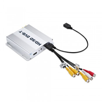 Replaitz TM99B Car TV Receiver HD/SD DVB-T Digital Car TV Box USB 2.0 Dual Tuners TV And Radio Channels Scan 160km/h High Speed