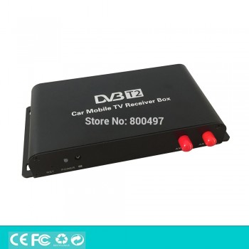 HD Car Mobile Digital TV Receiver Mobile Car DVB-T2 USB HDMI MPEG4 MPEG2 Digital TV Four Tuner HD H.265 Receiver Box Set