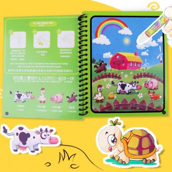 10 Types Magic Water Drawing Book Coloring Book Doodle amp; Magic Pen Painting Drawing Board For Kids Toys Birthday Gift