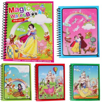 10 Types Magic Water Drawing Book Coloring Book Doodle amp; Magic Pen Painting Drawing Board For Kids Toys Birthday Gift