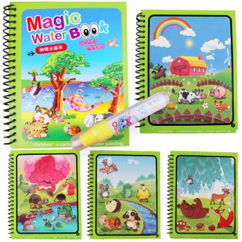 10 Types Magic Water Drawing Book Coloring Book Doodle amp; Magic Pen Painting Drawing Board For Kids Toys Birthday Gift