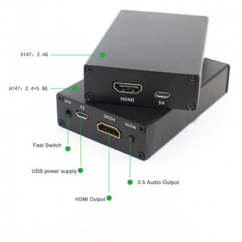 Sinairyu AirPlay Screen Mirroring Box for iPhone iOS11 Android Screen Miracast / WlAN Display Device Wireless Connection