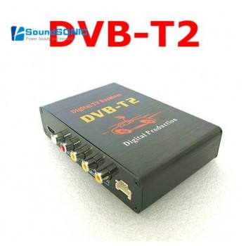 External Mobile Car DVB-T2 Auto DVB T2 Digital TV Receiver Box With HDMI+ USB+ PVR+ Remote Control For Thailand Columbia Russia