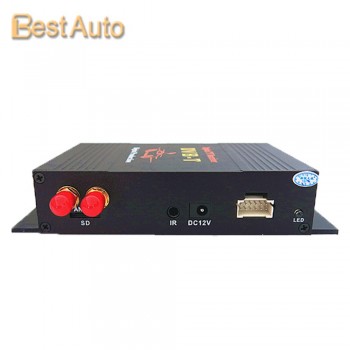 Free Shipping High Quality Car Digital TV Box DVB-T MPEG-4 DVB-T Receiver with 2 Tuners Super Strong Signal for Middle East