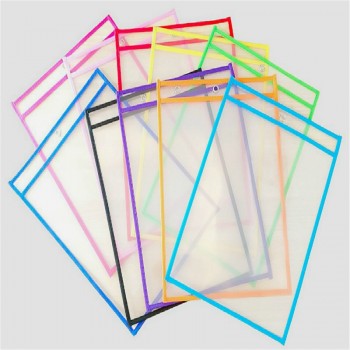 Puzzle Toys Can Be Reused With PVC Transparent  Dry Brush Bag PET Writing Dry Wipe Bag Drawing Toy For Children Adult