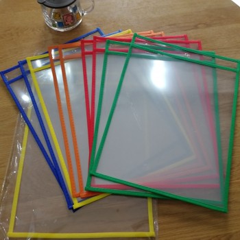 Puzzle Toys Can Be Reused With PVC Transparent  Dry Brush Bag PET Writing Dry Wipe Bag Drawing Toy For Children Adult