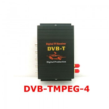 Dual Antenna Car DVB-T Tuner  Digital Car Tv Tuner MPEG2  MPEG4 MPEG-4  Car mobile digital DVB T  Receiver For car monitor