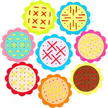 New Teaching Kindergarten Manual DIY Weave Cloth Montessori Materials Baby Early Learning Education Toys Teaching Aids Math Toys