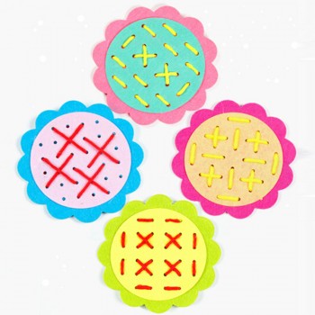 New Teaching Kindergarten Manual DIY Weave Cloth Montessori Materials Baby Early Learning Education Toys Teaching Aids Math Toys