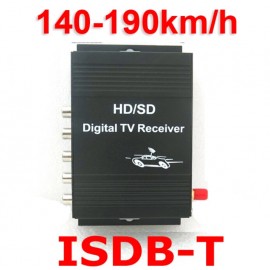 ISDB-T Car 140-190km/h Digital Car TV Tuner TV Tuner Car ISDB T For Brazil Japan South America chile Argentina Peru
