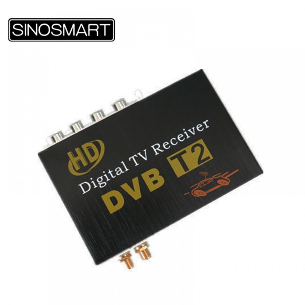 High Speed Car DVB-T2 Receiver Digital TV with dual tuners for South East Asia (Thailand Indonesia Singapore Colombia)