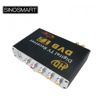 High Speed Car DVB-T2 Receiver Digital TV with dual tuners for South East Asia (Thailand Indonesia Singapore Colombia)