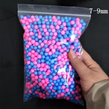 7-9mm 13g Bleeding colors DIY Snow Mud Particles Accessories Slime Balls Small Tiny Foam Beads For Floam Filler For DIY Supplies