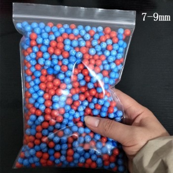 7-9mm 13g Bleeding colors DIY Snow Mud Particles Accessories Slime Balls Small Tiny Foam Beads For Floam Filler For DIY Supplies