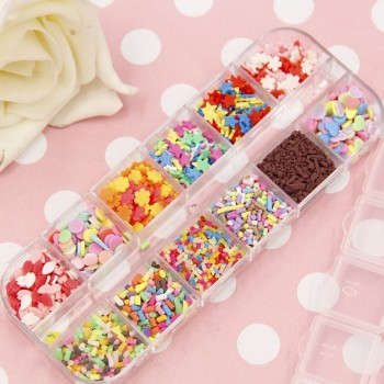 Slime Clay Sprinkles For Filler For Slime DIY Supplies Candy Fake Cake Dessert Mud Decoration Toys Accessories