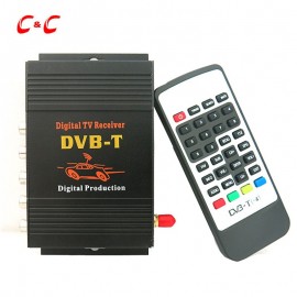 140-190km/h Car Mobility DVB-T Digital TV Tuner Receiver BOX MPEG2 MPEG4 AVC/H.264 with USB HDMI Slot for Car DVD Player LCD TV