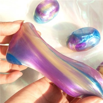 Slime Ball Crystal Fluffy Toys DIY Slimes Cloud Glue Soft Clay Anti-stress Light Plasticine Antistress Toys Kids Slime Egg