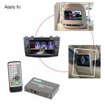 Super Car DVD TV Receiver Mini Metal Design DVB Easy Installation Monitor Analog TV Tuner Strong Signal Box with Antenna