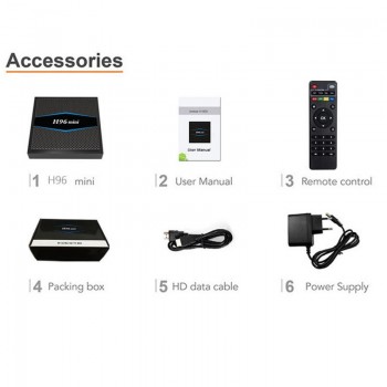 Car Digital TV Receiver Audio H96 mini Android TV Box Bluetooth 4.0 Wifi Android 7.1 S905W Network Home Car 16GB Car Accessory