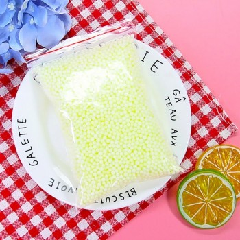 Warm Color Snow Mud Particles Accessories Tiny Foam Beads Slime Balls Supplies