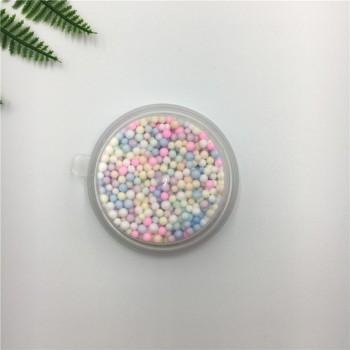2mm Foam Beads for Slime Colorful Foam Balls Slime Filler DIY Slime Supplies Mini Soft Beads for Slime Fluffy Decor with Box