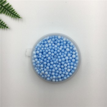 2mm Foam Beads for Slime Colorful Foam Balls Slime Filler DIY Slime Supplies Mini Soft Beads for Slime Fluffy Decor with Box