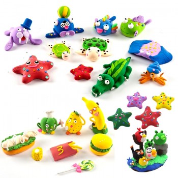 36pcs/set Slime  DIY safe and nontoxic Malleable Fimo Polymer Clay playdough Air Clay  Polymer Plasticine Modelling light Clay