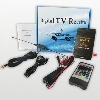 High quality Car Accessories Digital DVB-T MPEG-4 Digital TV tuner receiver for European countries Car Radio Player freeshipping