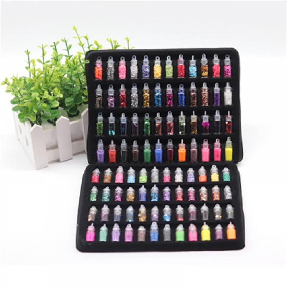 48Pcs Sequins/Glitter Filler Fluffy Slime Box Toys For Children Charms Lizun Slime DIY Kit Accessories Kit Supplies Funny Gift