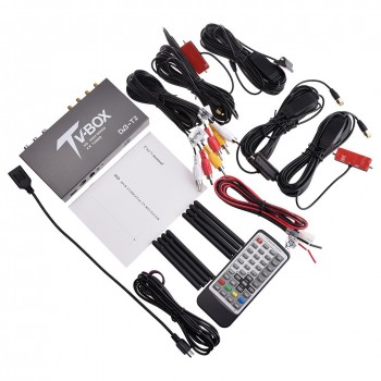 1080P HD DVB-T EN300 744/DVB-T2 TV Box HDMI USB AV MOV OSD DVB RCA Smart TV Box USB2.0 True Four Tuners Receiver