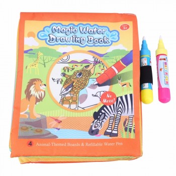Water Coloring Books For Kids Drawing Books With 2 Magic Water Drawing Pen Doodle Mat Learning Educational Toy For Children Gift