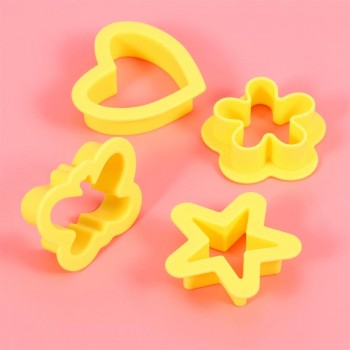 Kids Plastic Plasticine Mould Tools DIY Children Clay Cutters Moulds Toy Kit Funny Dough Modeling Tool with Knife Roller Toys