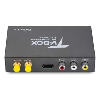 High Speed H.264 HD DVB-T2 Digital Car TV Box Receiver TV and Radio Channels Mobile Auto Television Box for Car Travelling