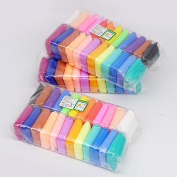 500g 36colors Fluffy Slime Toys Putty Soft Clay Antistress Light Plasticine Slime Supplies Sand Fidget Gum Polymer Clay for kids