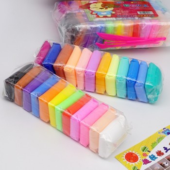 500g 36colors Fluffy Slime Toys Putty Soft Clay Antistress Light Plasticine Slime Supplies Sand Fidget Gum Polymer Clay for kids