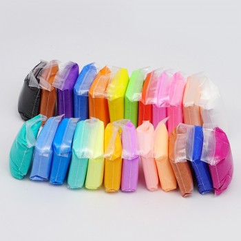 500g 36colors Fluffy Slime Toys Putty Soft Clay Antistress Light Plasticine Slime Supplies Sand Fidget Gum Polymer Clay for kids